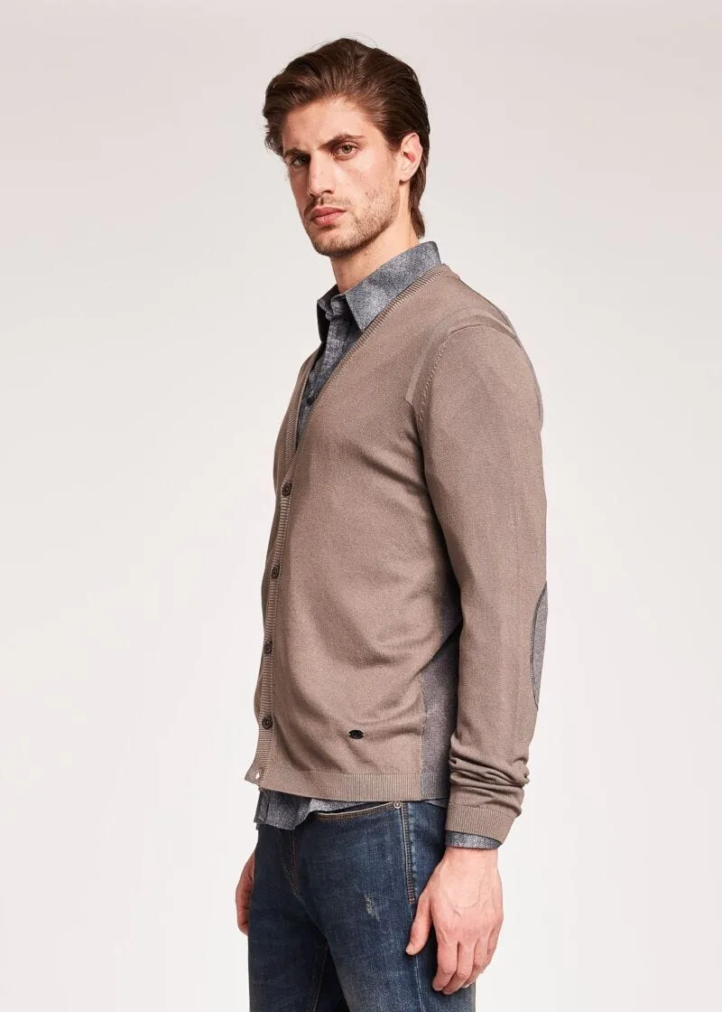 Cardigan in viscosa