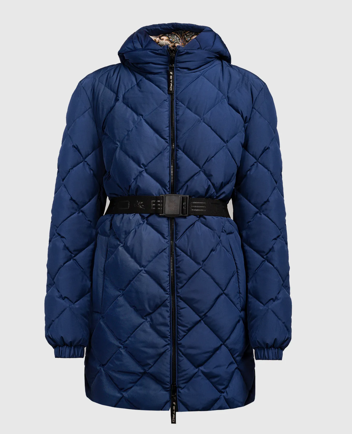 Etro Piumino blu con trapuntatura D130839570