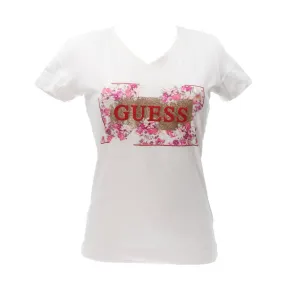 VN LOGO FLOWERS TEE Bianco